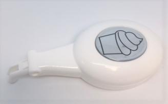 Scoop aftapningsgreb hvid EVO